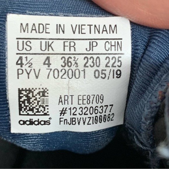 ADIDAS POD S3.1 ULTRABOOST JUNIORS RUNNING SHOES SIZE 5.5 NAVY COPPER NICE - Picture 8 of 8